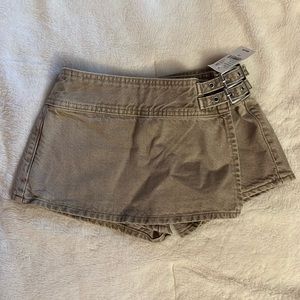 pacsun low waisted mini skort